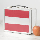 Lunch Box Drapeau autrichien (En situation)