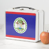 Lunch Box Drapeau bélizien (En situation)