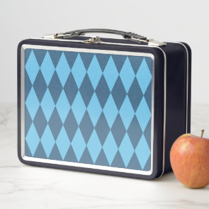 Lunch Box Drapeau bleu Bavaria Rhombus Motif