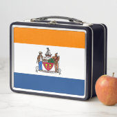 Lunch Box Drapeau d'Albany, New York (En situation)
