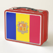 Lunch Box Drapeau d'Andorre patriotique (Dos)