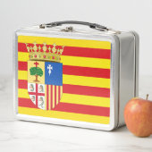 Lunch Box Drapeau d'Aragón (communauté autonome) Espagne (En situation)