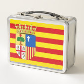 Lunch Box Drapeau d'Aragón (communauté autonome) Espagne (Devant)
