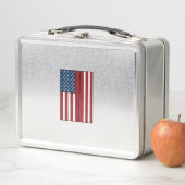 Lunch Box Drapeau de baseball en détresse Conception vectori (En situation)