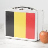 Lunch Box Drapeau de Belgique (En situation)