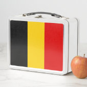 Lunch Box Drapeau de Belgique (En situation)