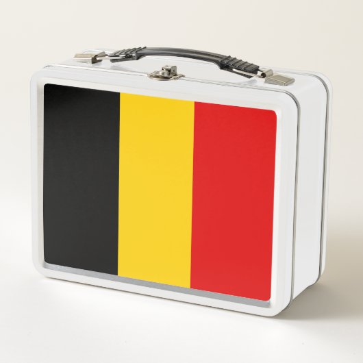 Lunch Box Drapeau de Belgique (Devant)