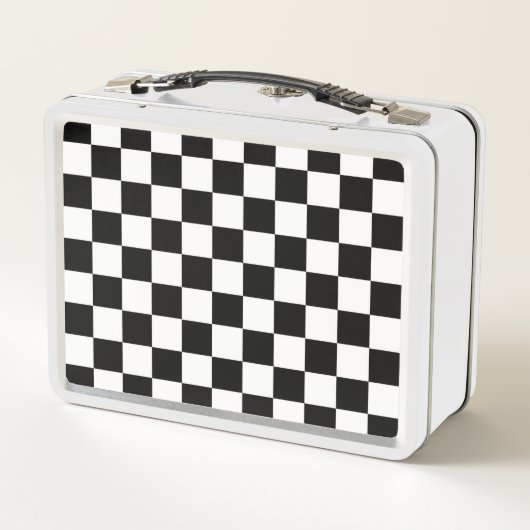 Lunch Box Drapeau de course du tableau de contrôle (Dos)