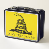 Lunch Box Drapeau de crotale de Gadsden : Guerre révolutionn (Dos)