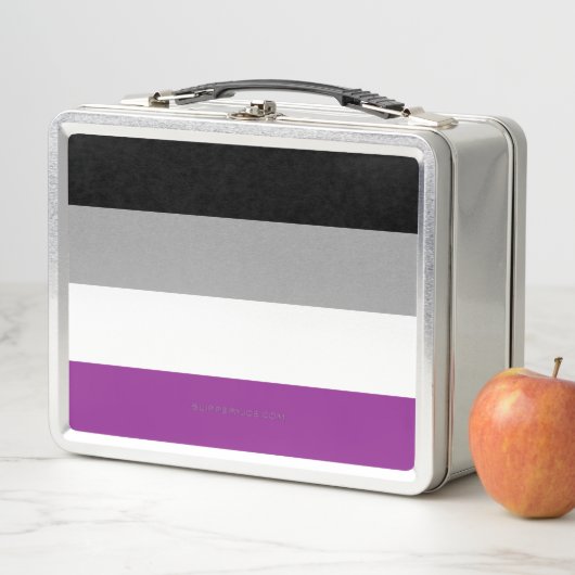 Lunch Box Drapeau de fierté asexué de SlipperyJoe mettant l' (En situation)