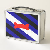 Lunch Box Drapeau de fierté de jeu de chiots de SlipperyJoe (Dos)