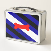 Lunch Box Drapeau de fierté de jeu de chiots de SlipperyJoe (Devant)