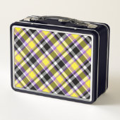 Lunch Box Drapeau de fierté éclectique boho non binaire à ca (Dos)