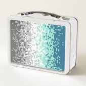 Lunch Box Drapeau de fierté frayromantique abstrait pixelisé (Dos)