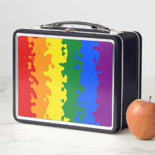 Lunch Box Drapeau de fierté gay arc-en-ciel mosaïque abstrai