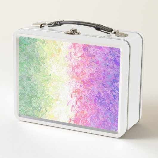 Lunch Box Drapeau de Fierté Genderdoe Abstrait Boho Trippy (Devant)
