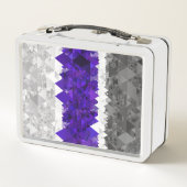 Lunch Box Drapeau de fierté Greygender Boho Géométrique Mod (Dos)