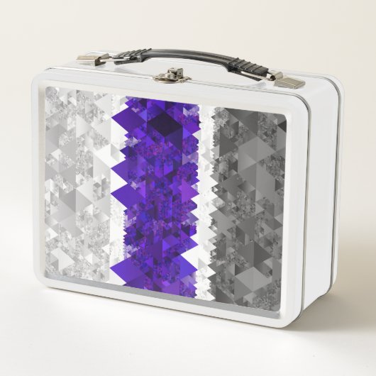 Lunch Box Drapeau de fierté Greygender Boho Géométrique Mod (Devant)