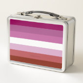 Lunch Box Drapeau de fierté lesbienne de SlipperyJoe féminin (Devant)