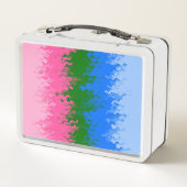 Lunch Box Drapeau de fierté Omniromantique Abstrait Squiggly (Dos)