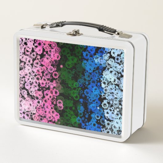 Lunch Box Drapeau de fierté Omniromantique Fleuris Mignon Ré (Devant)