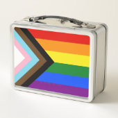 Lunch Box Drapeau de fierté Progress Pride de SlipperyJoe si (Dos)