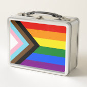 Lunch Box Drapeau de fierté Progress Pride de SlipperyJoe si (Devant)