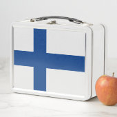 Lunch Box Drapeau de Finlande (En situation)