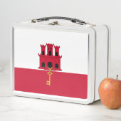 Lunch Box Drapeau de Gibraltar (En situation)