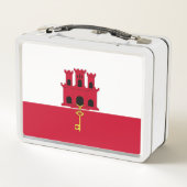 Lunch Box Drapeau de Gibraltar (Dos)