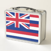 Lunch Box Drapeau de Hawaii Boîte à lunch métallique (Dos)