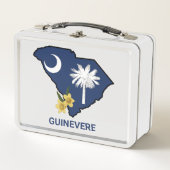 Lunch Box Drapeau de la Caroline du Sud Fleur de l'État Jess (Devant)