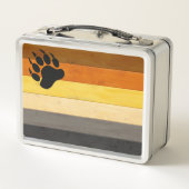 Lunch Box drapeau de la fierté de l'ours de SlipperyJoe's te (Dos)