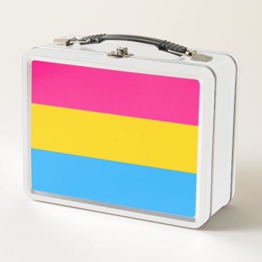 Lunch Box Drapeau de la fierté Pansexual (Devant)