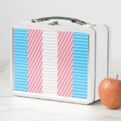 Lunch Box Drapeau de la fierté transgenre Abstraite de la ba (En situation)