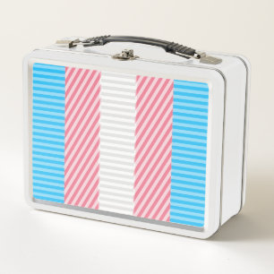 Lunch Box Drapeau de la fierté transgenre Abstraite de la ba