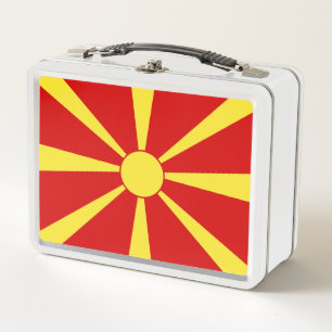 Lunch Box Drapeau de la Macédoine du Nord