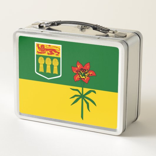 Lunch Box Drapeau de la Saskatchewan (CANADA) (Dos)