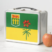 Lunch Box Drapeau de la Saskatchewan (CANADA) (En situation)