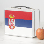 Lunch Box drapeau de la Serbie (En situation)