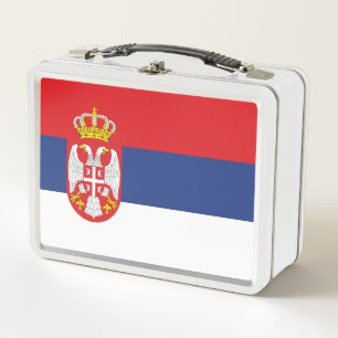 Lunch Box drapeau de la Serbie