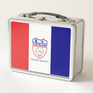 Lunch Box Drapeau de la ville de Cleveland
