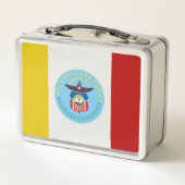Lunch Box Drapeau de la ville de Columbus (Dos)