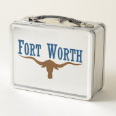 Lunch Box Drapeau de la ville de Fort Worth (Dos)