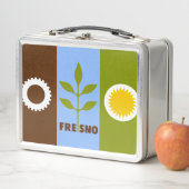 Lunch Box Drapeau de la ville de Fresno (En situation)