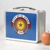 Lunch Box Drapeau de la ville d'El Paso (En situation)