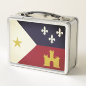 Lunch Box Drapeau de l'Acadiana, Louisiane (Dos)