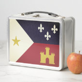 Lunch Box Drapeau de l'Acadiana, Louisiane (En situation)