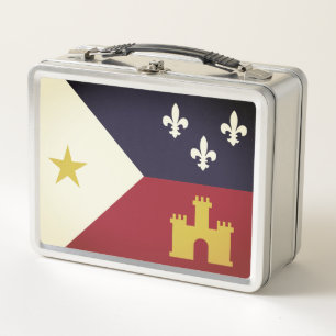 Lunch Box Drapeau de l'Acadie, Louisiane