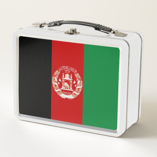 Lunch Box Drapeau de l'Afghanistan (Devant)